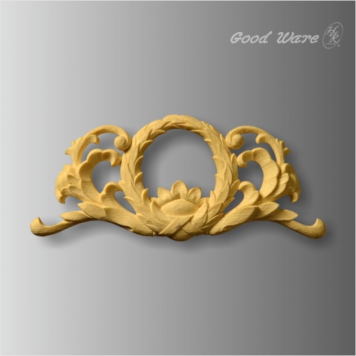 Faux wood decorative appliques for furniture