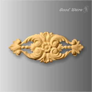 Polyurethane faux wood rosette wall decor