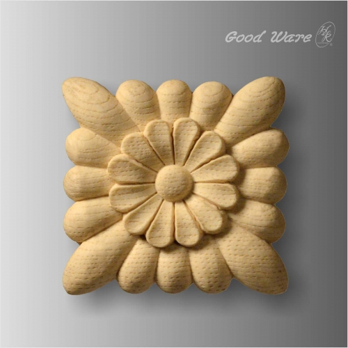 Faux wood decorative rosettes for sale