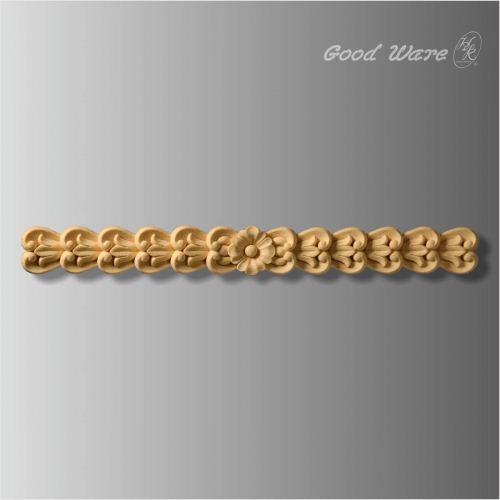 Polyurethane faux wood mouldings for wardrobes