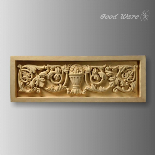 Polyurethane faux wood decorative wall plaques