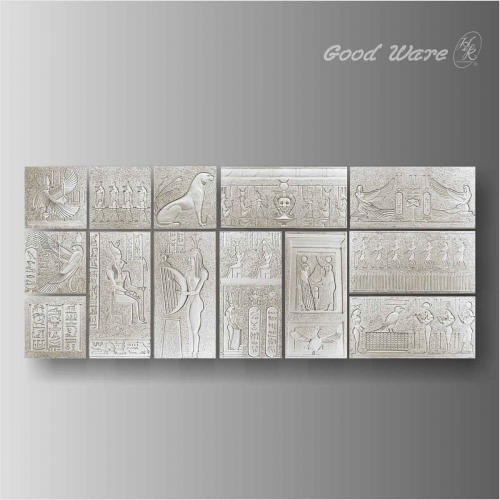 Egyptian wall art panel for living room