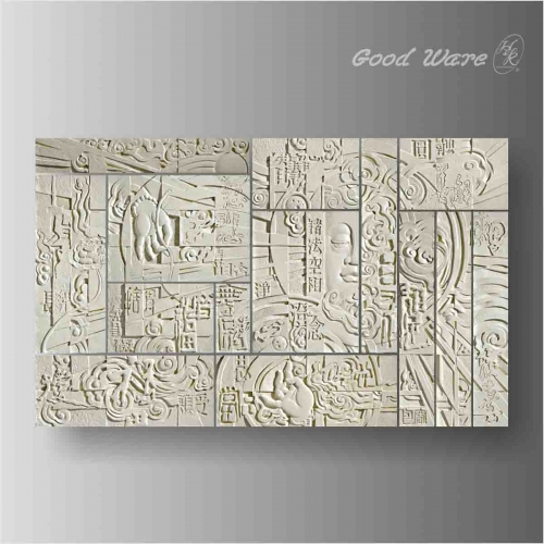 Polyurethane large wall panel for TV