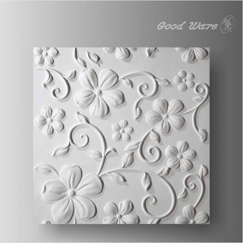 Polyurethane decorative floral kitchen wall panels