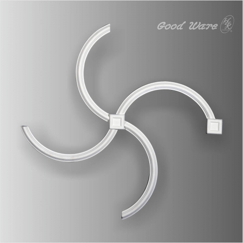 Polyurethane wall decor molding for living room