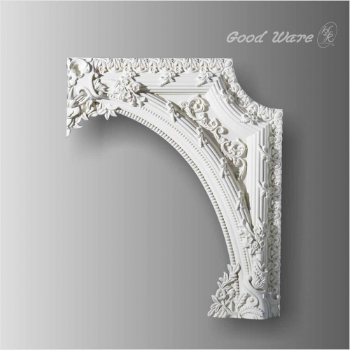 Polyurethane antique decorative paneling for walls