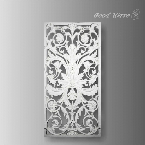 Polyurethane victorian white panels for walls