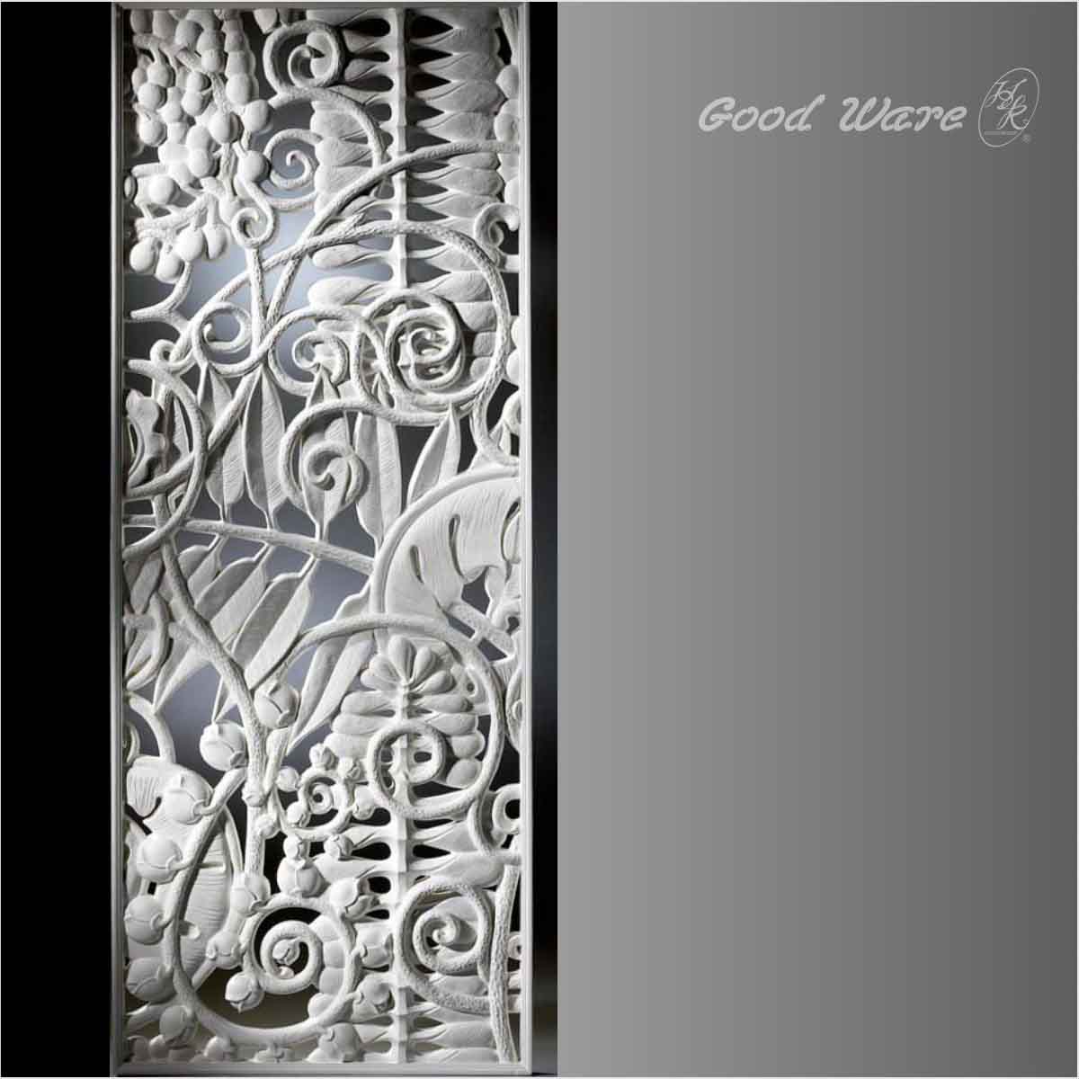 Polyurethane wall sheets for living room