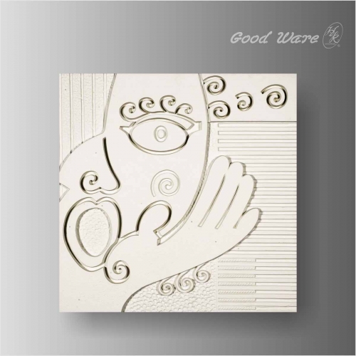 Polyurethane wall relief decoration panel