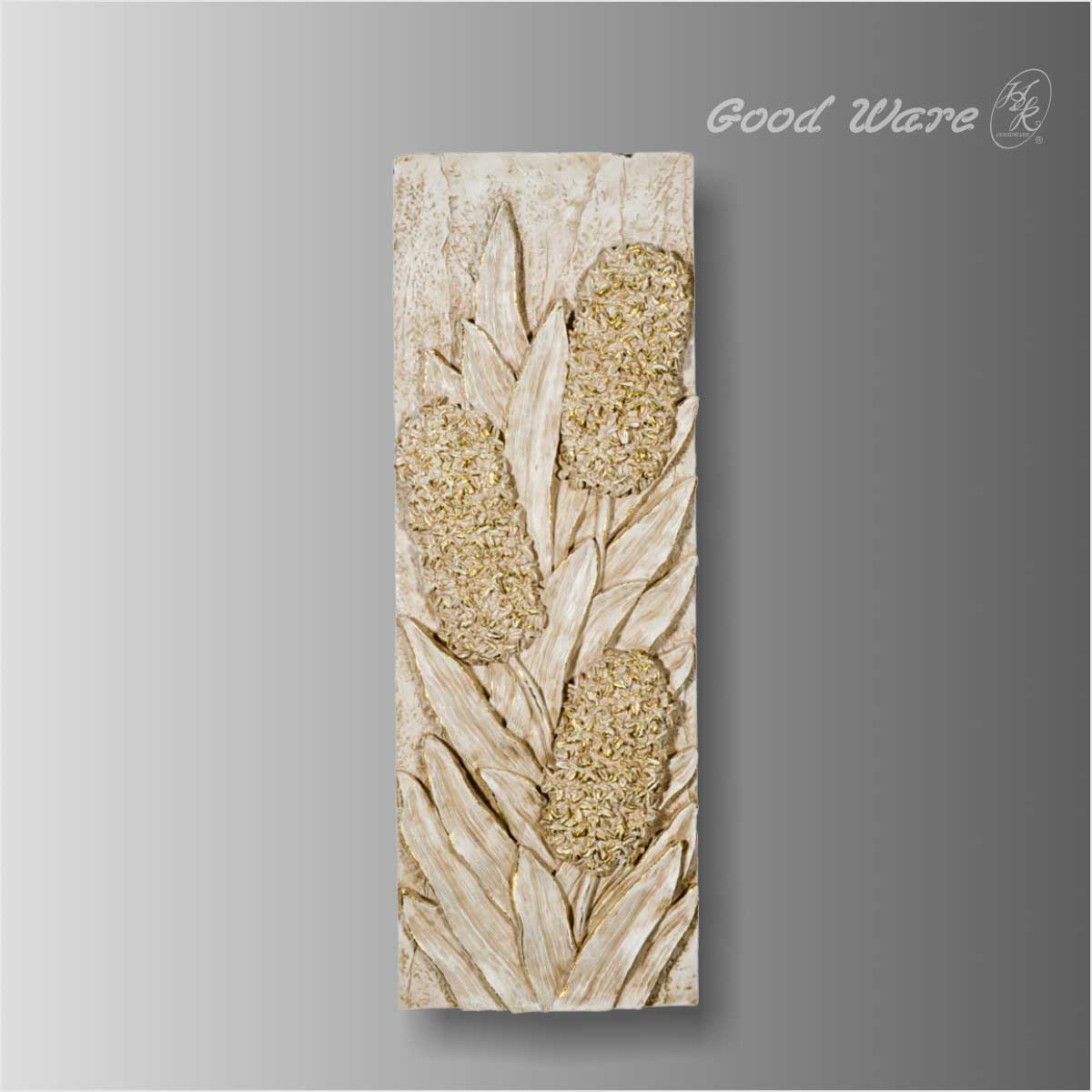 Polyurethane hyacinth paneling for walls