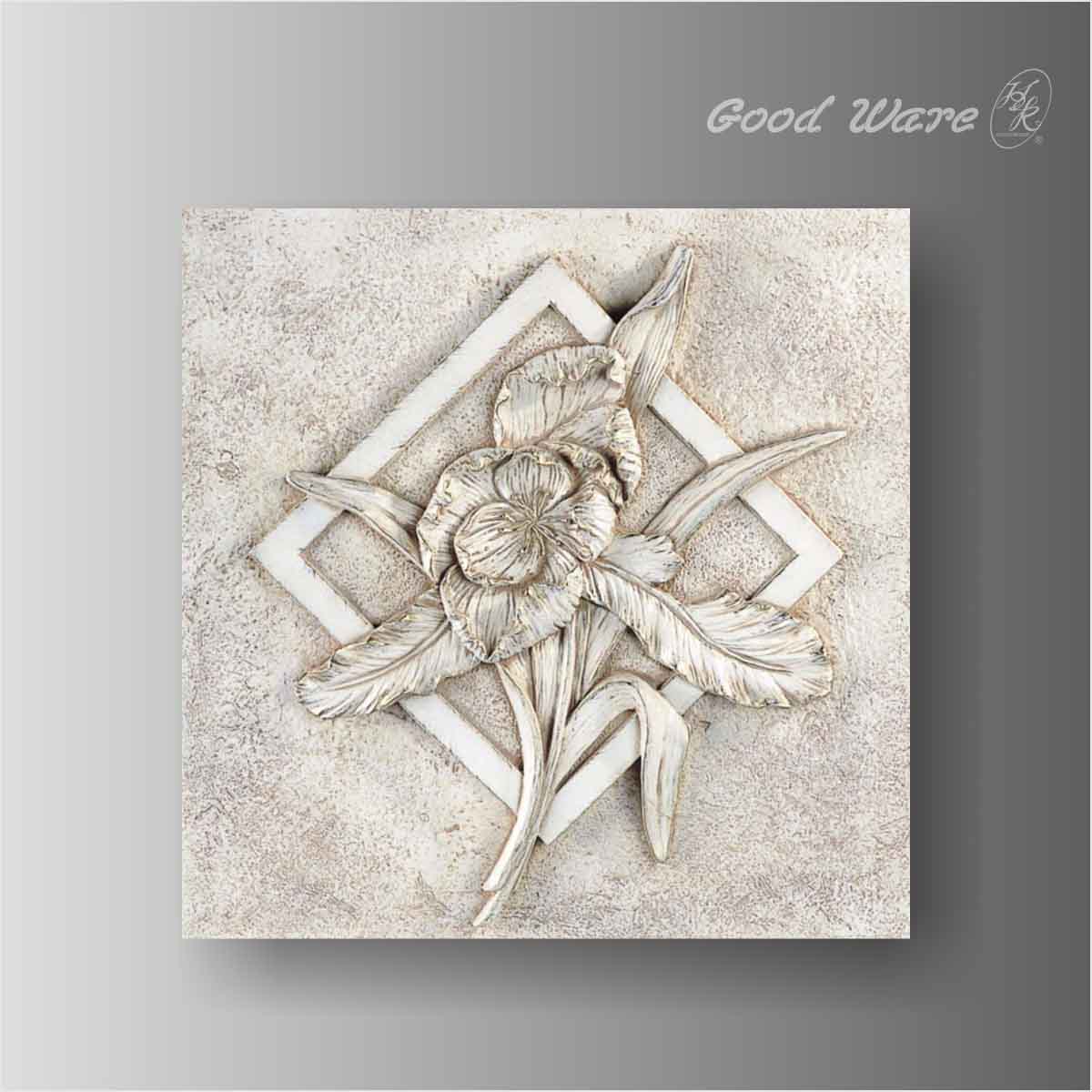 3D white polyurethane wall coverings panels