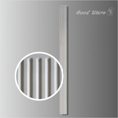 Polyurethane architectural fluted interior pilasters