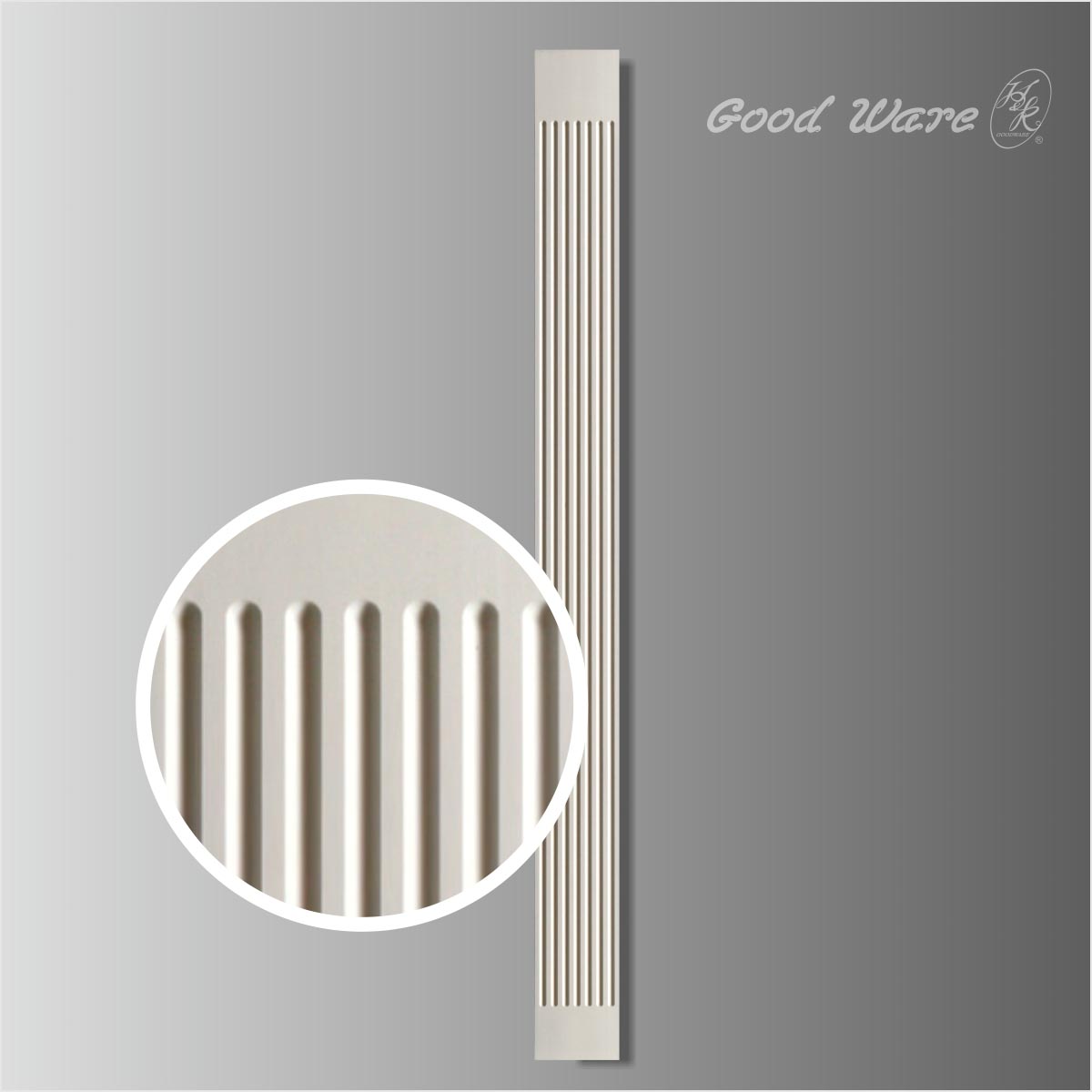 Polyurethane fluted column pilaster molding