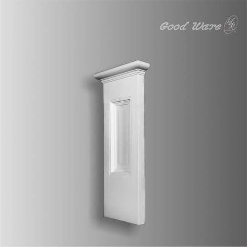 Polyurethane architectural plinth for pilaster