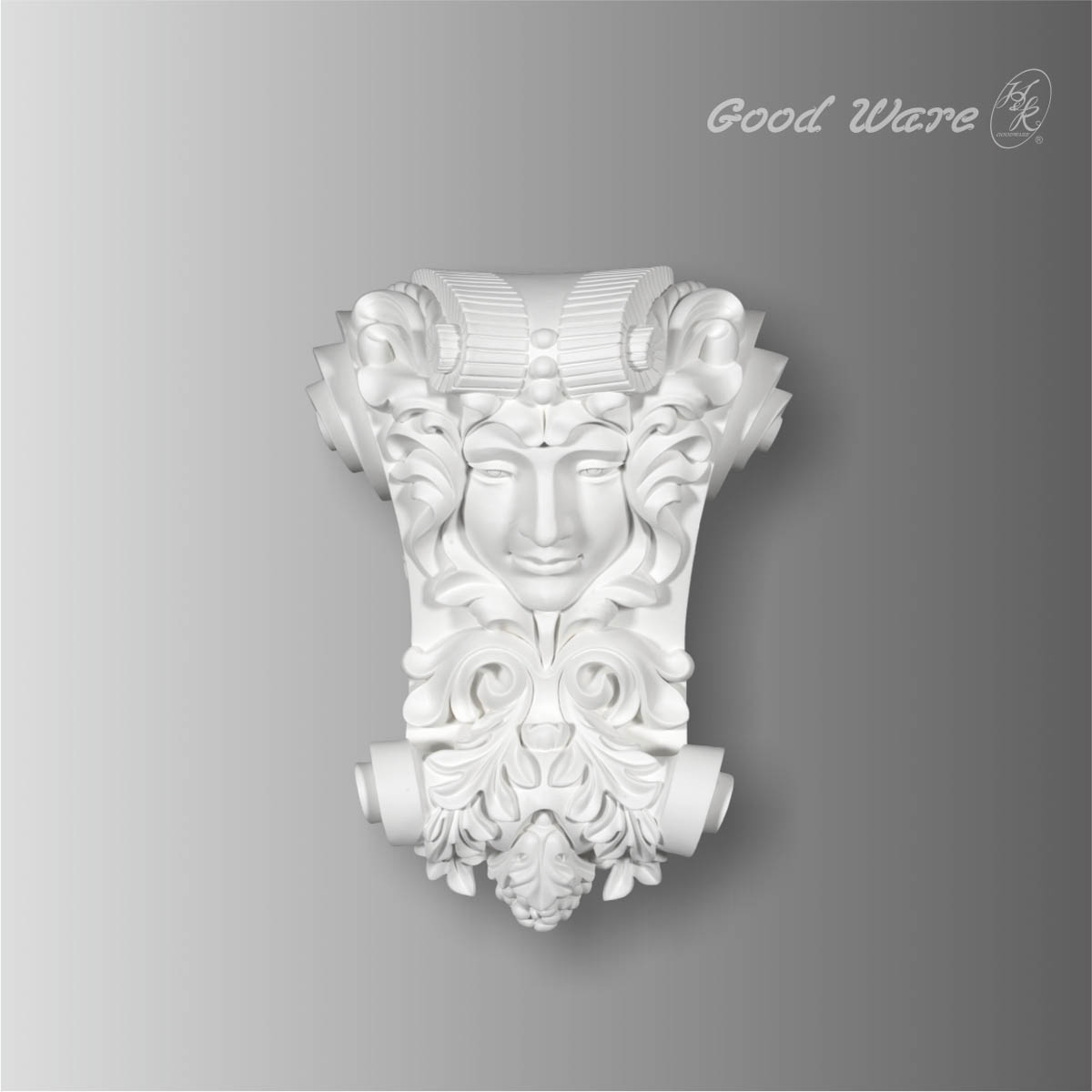 Large antique door wall decor corbel