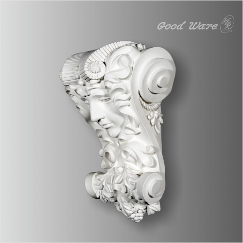 Large antique door wall decor corbel