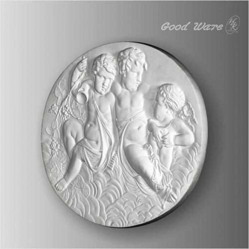 Polyurethane round wall plaques for sale