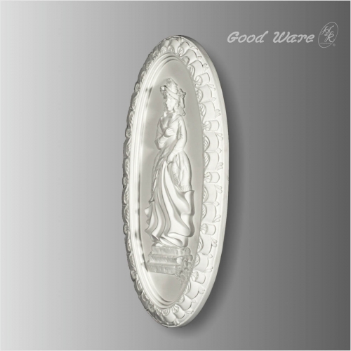 Polyurethane oblong engraved wall plaques