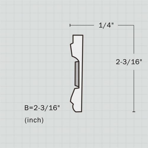Polyurethane pierced molding trim for walls