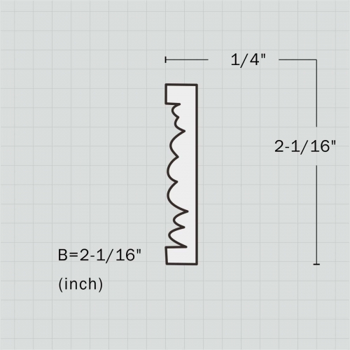 Polyurethane rose pierced trim and molding
