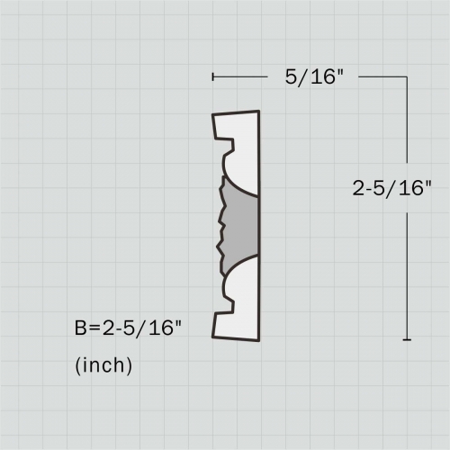 Decorative chair rail pierced moulding and trim