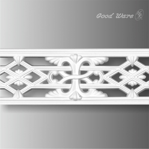 Polyurethane pierced custom trim molding
