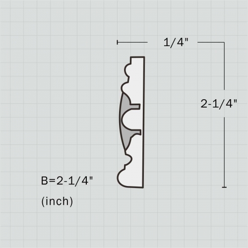 Pierced decorative chair rail trim and moldings