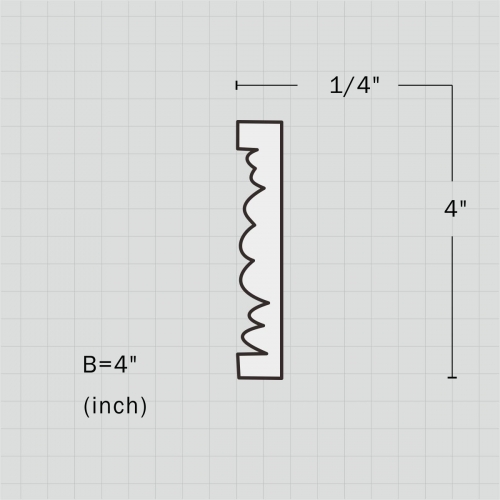 Polyurethane decorative pierced molding for sale