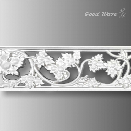 Pierced polyurethane flat molding trim for sale