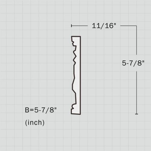 Polyurethane large pierced ornamental trim