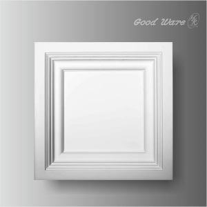 Polyurethane plain white modern ceiling tiles