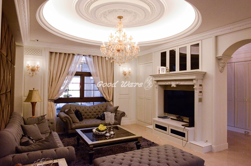 Elegant false ceiling design for living room