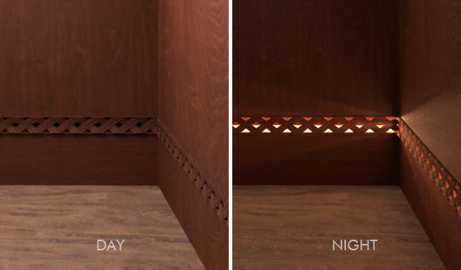 hiding led strip lights