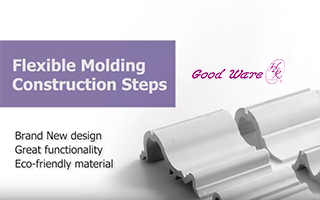 How to install the flexible molding