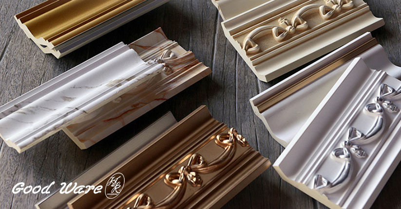 finishing of polyurethane crown molding 