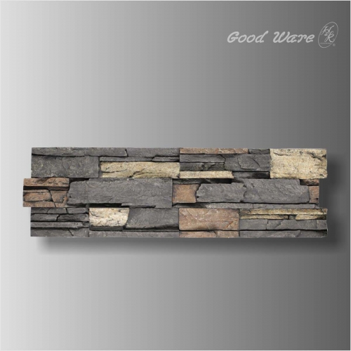 Polyurethane interior faux stone veneer