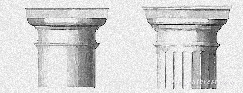 Corinthian order columns