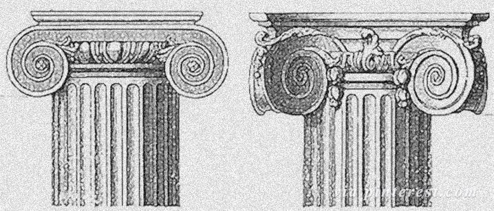 Corinthian order columns