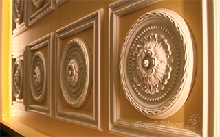 flat ceiling medallion