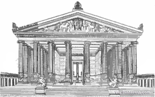Corinthian order columns
