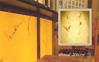 Translucent stone panels